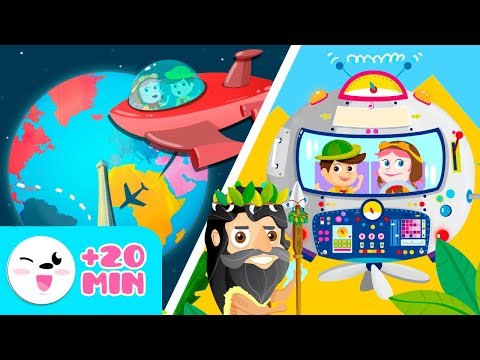 Amazing trip around the world and back in time – History and geography for kids