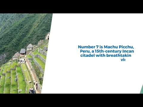 Top 10 travel destinations – in the world.