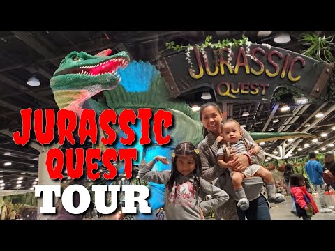 Ep17 Jurassic Quest Full Tour | Jurassic Park | Dinosaur World | Explore BC | Canada