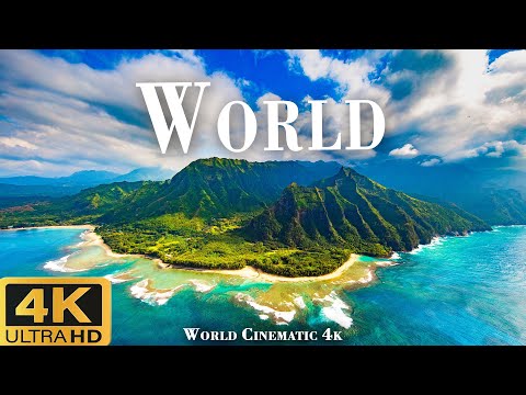 Top 50 Most Relaxing Travel Destinations Around World with relax music –  World Cinematic 4K