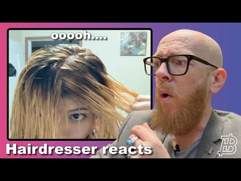 SHE IS GOING FROM BLACK TO BLOND!!! Hairdresser reacts to Hair Fails