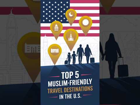 "Top 5 Muslim-Friendly Travel Destinations in the U.S. #usa #america #travel #facts #viralvideo